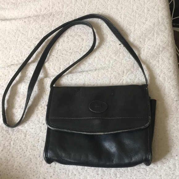 Black leather American Angel purse - Picture 1 of 7